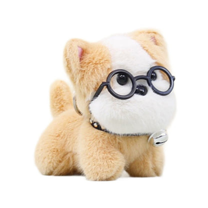 Cute Pearl Apron Puppy Pendant Dog Plush Toy